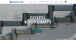 Desktop Screenshot of gospelbootcamps.org