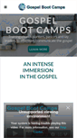 Mobile Screenshot of gospelbootcamps.org